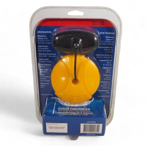 TriLeaf Portable Compact Sonar Fish Finder 2.5-80 Feet Depth DF46 - Picture 2 of 7